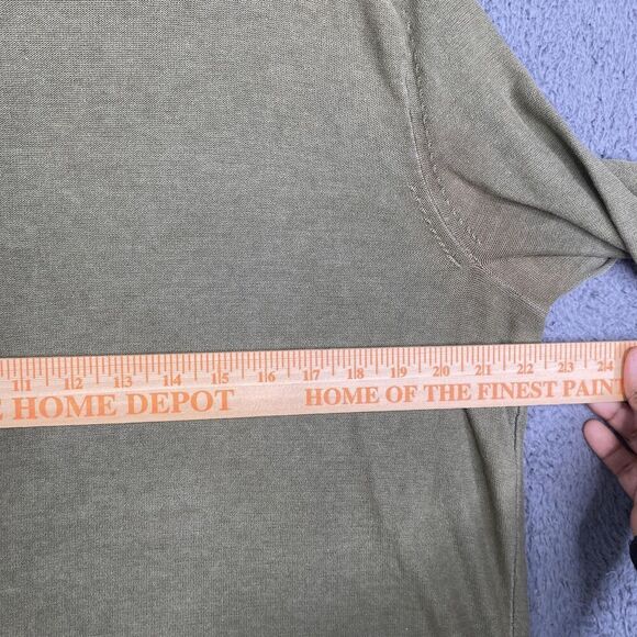 Rag & Bone Sweater Mens Large Green Long Sleeve Crewneck Pullover Cotton Casual - Picture 10 of 12